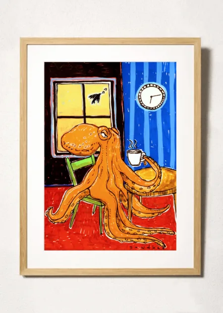 a monday squid illustration
