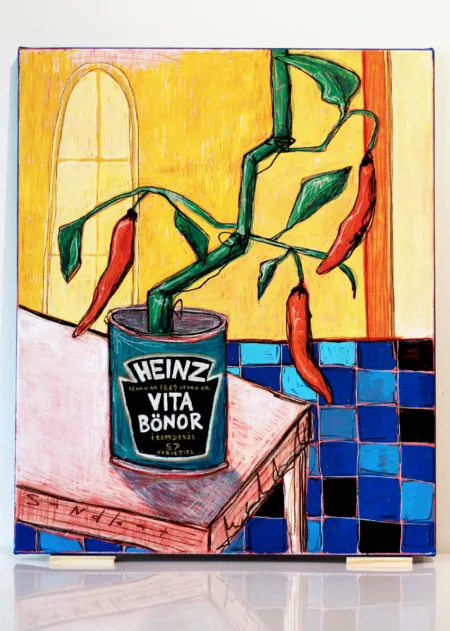 chili illustration canvas