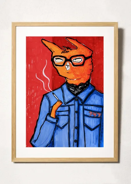 jocke berg cat illustration