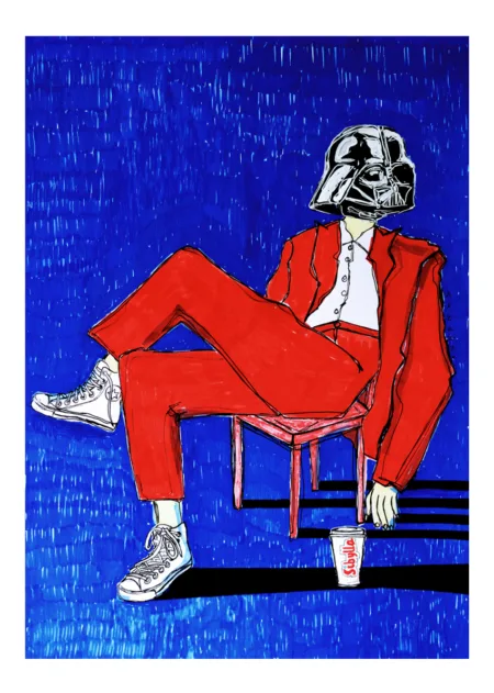 kult darth vader art print