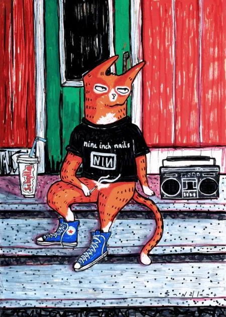 1992 katt illustration