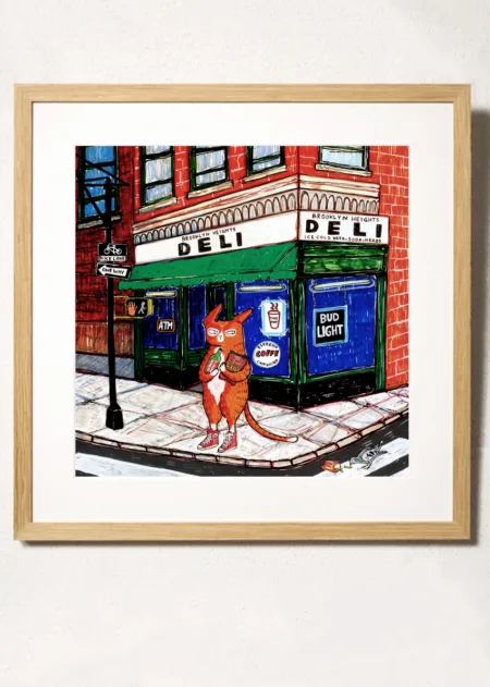 Originalillustration - En svensk i New York